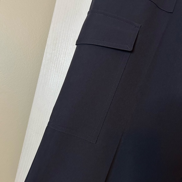 White House Black Market Black Wide-Leg Trousers - Picture 3 of 8